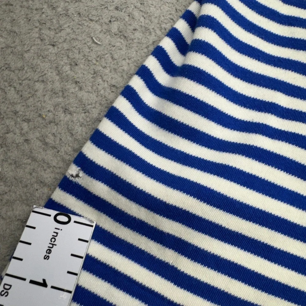Polo Ralph Lauren Polo Mens XL Blue White Striped Short Sleeve Pony Logo Shirt